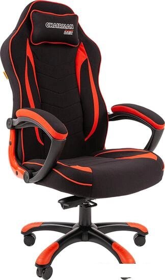 Кресло CHAIRMAN Game 28 (черный/красный) от компании Интернет-магазин marchenko - фото 1
