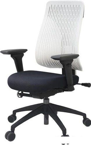 Кресло Comf-Pro Truly (черная крестовина, черный/белый)