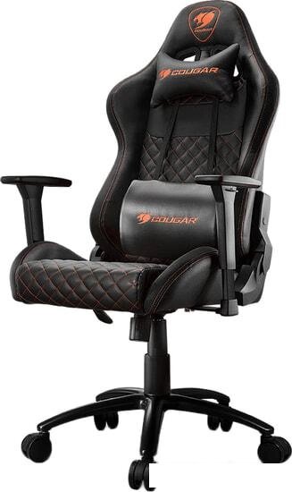Кресло Cougar Rampart (черный/оранжевый) от компании Интернет-магазин marchenko - фото 1