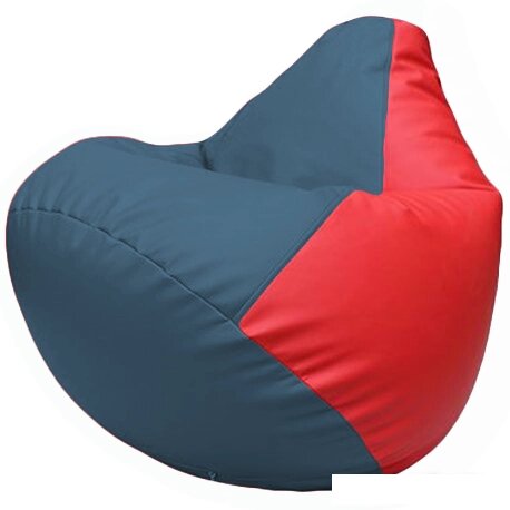 Кресло-мешок Flagman Груша Г2.3-0309 (синий/красный) от компании Интернет-магазин marchenko - фото 1