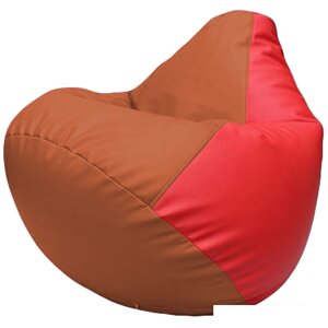 Кресло-мешок Flagman Груша Г2.3-2309 (оранжевый/красный)