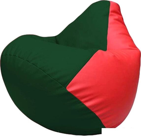 Кресло-мешок Flagman Груша Макси Г2.3-0109 (зелёный/красный) от компании Интернет-магазин marchenko - фото 1