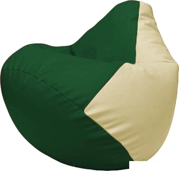 Кресло-мешок Flagman Груша Макси Г2.3-0110 (зелёный/светло-бежевый) от компании Интернет-магазин marchenko - фото 1