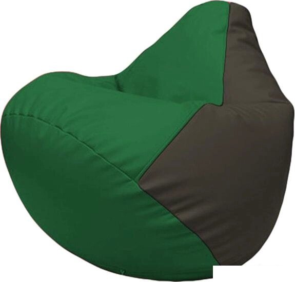 Кресло-мешок Flagman Груша Макси Г2.3-0116 (зелёный/чёрный) от компании Интернет-магазин marchenko - фото 1