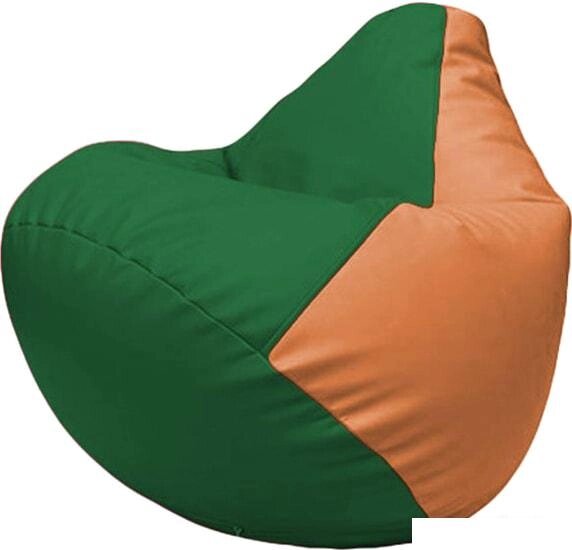 Кресло-мешок Flagman Груша Макси Г2.3-0120 (зелёный/оранжевый) от компании Интернет-магазин marchenko - фото 1