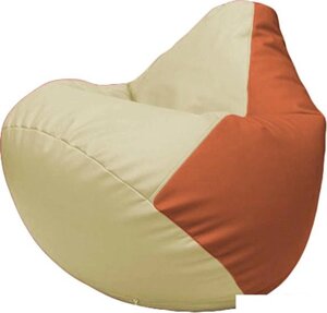 Кресло-мешок Flagman Груша Макси Г2.3-1023 (светло-бежевый/оранжевый)
