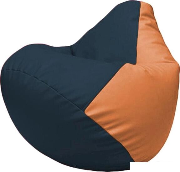 Кресло-мешок Flagman Груша Макси Г2.3-1520 (синий/оранжевый) от компании Интернет-магазин marchenko - фото 1