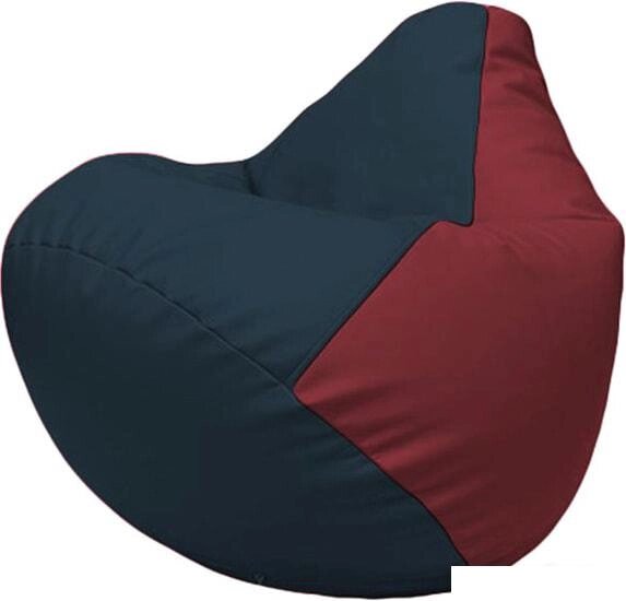 Кресло-мешок Flagman Груша Макси Г2.3-1521 (синий/бордовый) от компании Интернет-магазин marchenko - фото 1