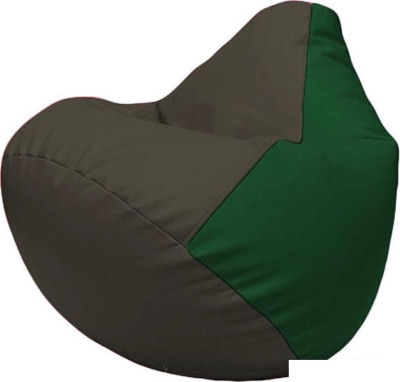 Кресло-мешок Flagman Груша Макси Г2.3-1601 (черный/зеленый) от компании Интернет-магазин marchenko - фото 1