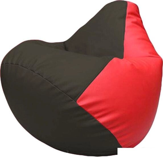 Кресло-мешок Flagman Груша Макси Г2.3-1609 (черный/красный) от компании Интернет-магазин marchenko - фото 1