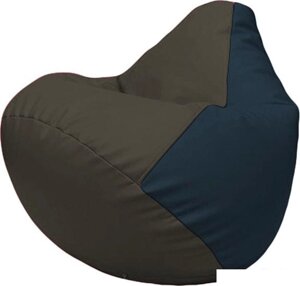 Кресло-мешок Flagman Груша Макси Г2.3-1615 (черный/синий)