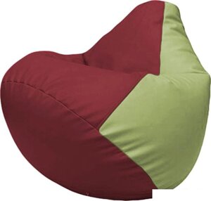 Кресло-мешок Flagman Груша Макси Г2.3-2119 (бордовый/оливковый)