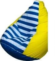 Кресло-мешок Flagman Груша Мега Г3.1-0717 (желтый в полоску) от компании Интернет-магазин marchenko - фото 1