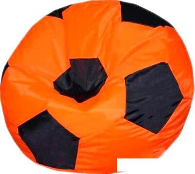 Кресло-мешок Flagman Мяч Стандарт М1.1-06 (оранжевый/черный) от компании Интернет-магазин marchenko - фото 1