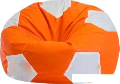 Кресло-мешок Flagman Мяч Стандарт М1.1-09 (оранжевый/белый) от компании Интернет-магазин marchenko - фото 1