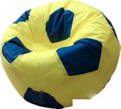 Кресло-мешок Flagman Мяч Стандарт М1.1-20 (желтый/синий) от компании Интернет-магазин marchenko - фото 1