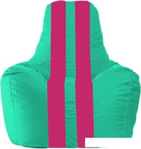 Кресло-мешок Flagman Спортинг С1.1-284 (бирюзовый/лиловый)
