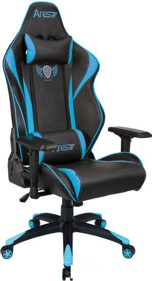 Кресло Седия Раптор (черный/голубой) от компании Интернет-магазин marchenko - фото 1