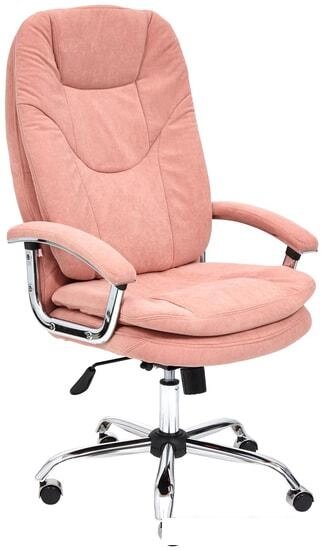 Кресло TetChair Softy LUX (флок, розовый) от компании Интернет-магазин marchenko - фото 1