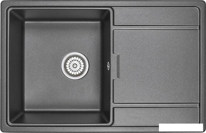 Кухонная мойка Granula 7804 (черный) от компании Интернет-магазин marchenko - фото 1