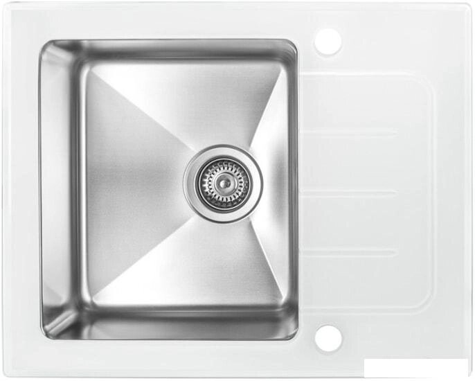 Кухонная мойка ZorG GS 6250 (белый) от компании Интернет-магазин marchenko - фото 1