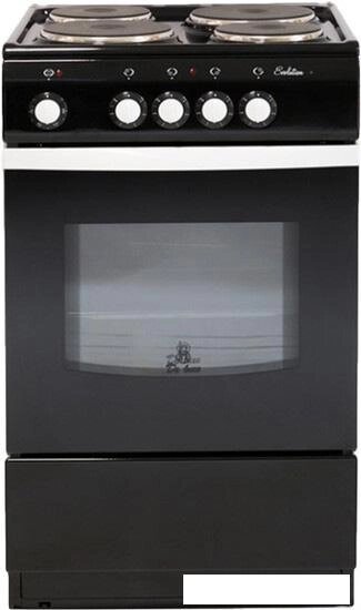 Кухонная плита De luxe 5004.12э (черный) от компании Интернет-магазин marchenko - фото 1