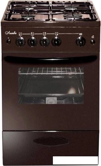 Кухонная плита Лысьва ЭГ 401 МС-2у (без крышки, решетка чугун, коричневый) от компании Интернет-магазин marchenko - фото 1