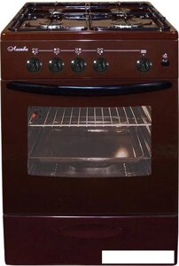 Кухонная плита Лысьва ГП 400 МС-2у (без крышки, коричневый)