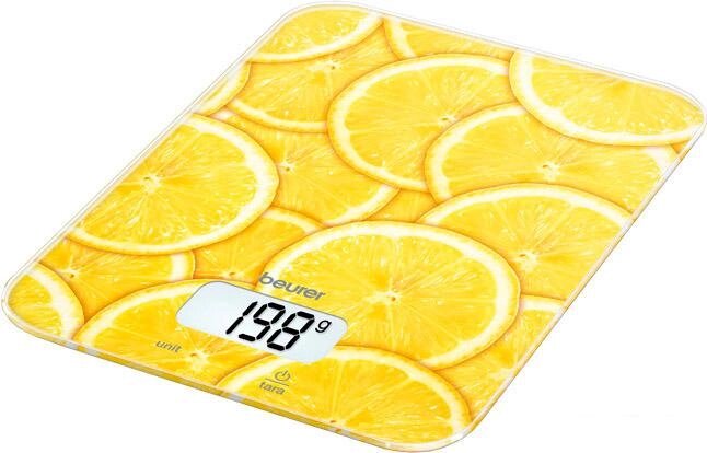 Кухонные весы Beurer KS 19 lemon от компании Интернет-магазин marchenko - фото 1