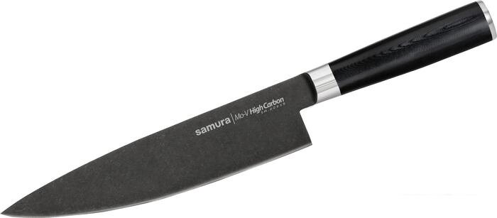 Кухонный нож Samura Mo-V Stonewash SM-0085B от компании Интернет-магазин marchenko - фото 1