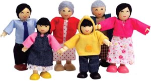 Кукла Hape Счастливая азиатская семья E3502-HP