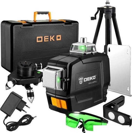 Лазерный нивелир Deko DKLL12PG1 360/3 SET 2 PREMIUM 065-0235-1 от компании Интернет-магазин marchenko - фото 1