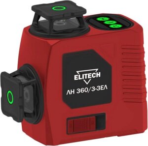 Лазерный нивелир elitech лн 360/3-зел E0306.017.00