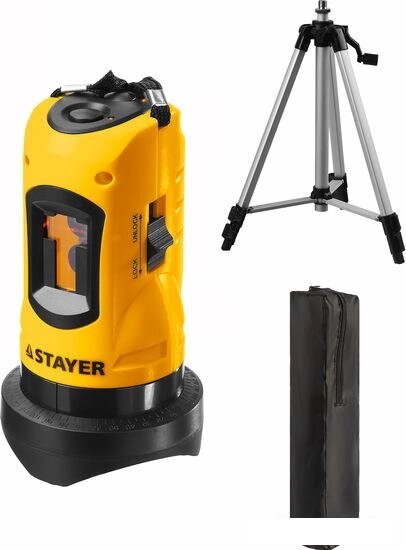 Лазерный нивелир Stayer Professional Lasermax SLL-1 34960-1 (со штативом, сумка) от компании Интернет-магазин marchenko - фото 1