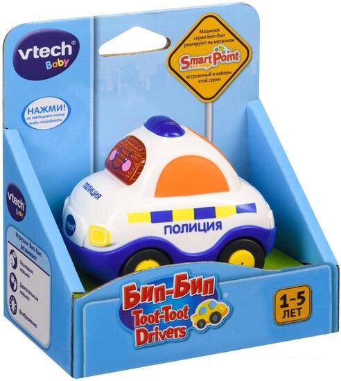 Легковой автомобиль VTech Полицейская машина 80-119926 от компании Интернет-магазин marchenko - фото 1