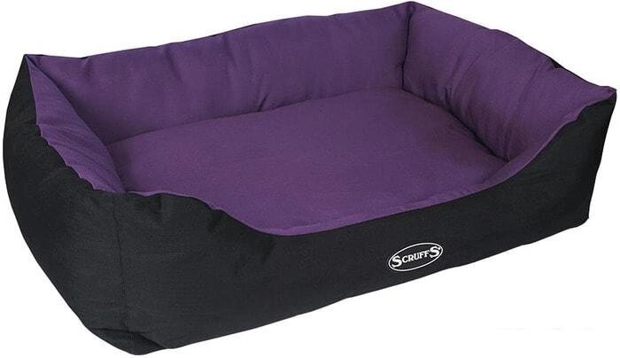 Лежак Scruffs Expedition Box Bed с бортиком 90 см (фиолетовый) от компании Интернет-магазин marchenko - фото 1