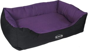 Лежак Scruffs Expedition Box Bed с бортиком 90 см (фиолетовый)