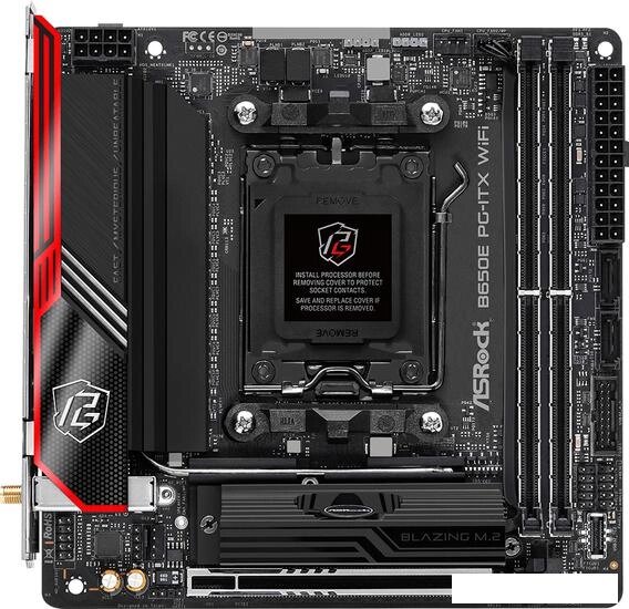 Материнская плата ASRock B650E PG-ITX WiFi от компании Интернет-магазин marchenko - фото 1