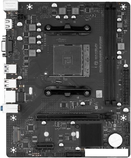 Материнская плата Maxsun Challenger B450M от компании Интернет-магазин marchenko - фото 1