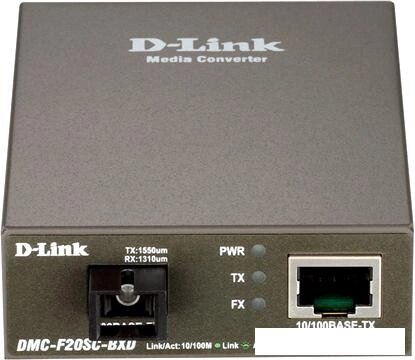 Медиаконвертер D-Link DMC-F20SC-BXD/A1A от компании Интернет-магазин marchenko - фото 1