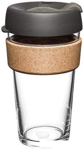 Многоразовый стакан KeepCup Brew Cork L Nitro 454мл (графит)