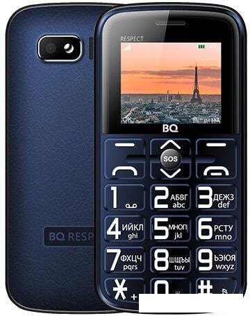 Мобильный телефон BQ-Mobile BQ-1851 Respect (синий) от компании Интернет-магазин marchenko - фото 1