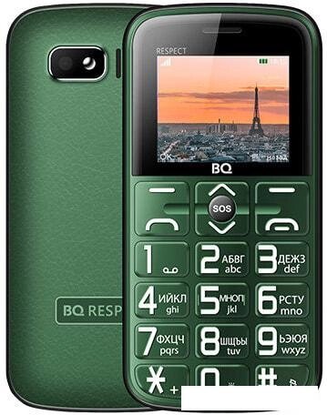 Мобильный телефон BQ-Mobile BQ-1851 Respect (зеленый) от компании Интернет-магазин marchenko - фото 1