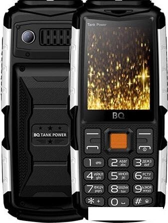 Мобильный телефон BQ-Mobile BQ-2430 Tank Power (черный/серебристый) от компании Интернет-магазин marchenko - фото 1