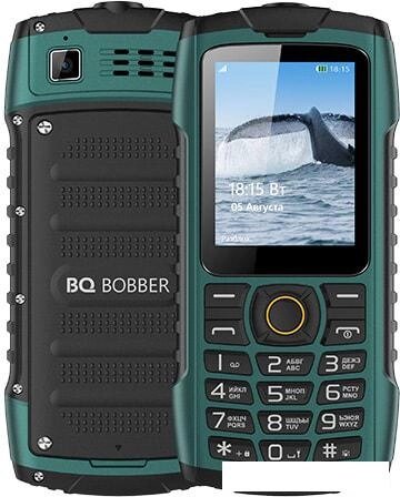 Мобильный телефон BQ-Mobile BQ-2439 Bobber (зеленый) от компании Интернет-магазин marchenko - фото 1