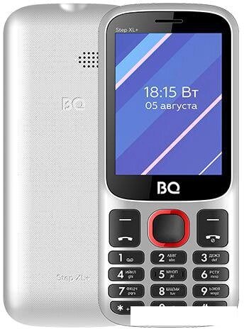 Мобильный телефон BQ-Mobile BQ-2820 Step XL+ (белый/красный) от компании Интернет-магазин marchenko - фото 1