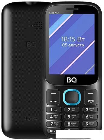Мобильный телефон BQ-Mobile BQ-2820 Step XL+ (черный/голубой) от компании Интернет-магазин marchenko - фото 1