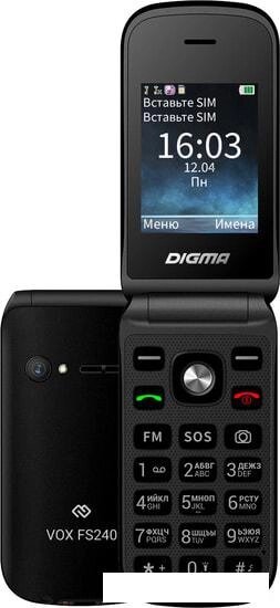 Мобильный телефон Digma Vox FS240 (черный) от компании Интернет-магазин marchenko - фото 1