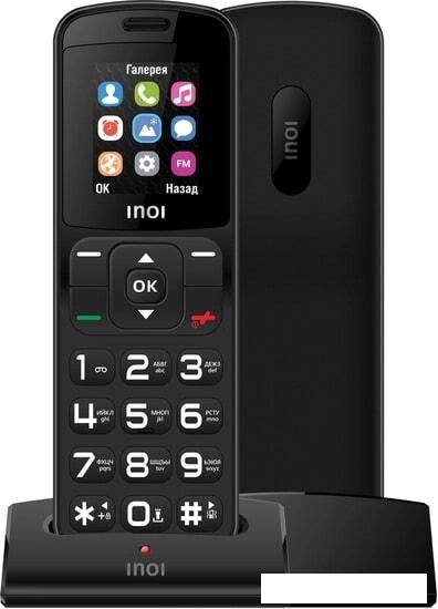 Мобильный телефон Inoi 104 (черный) от компании Интернет-магазин marchenko - фото 1