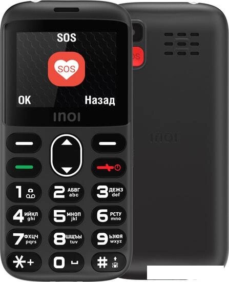 Мобильный телефон Inoi 118B (черный) от компании Интернет-магазин marchenko - фото 1